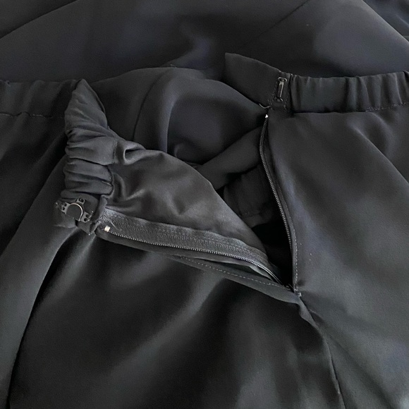 Beautiful long black full skirt. Hand made! - Picture 5 of 5